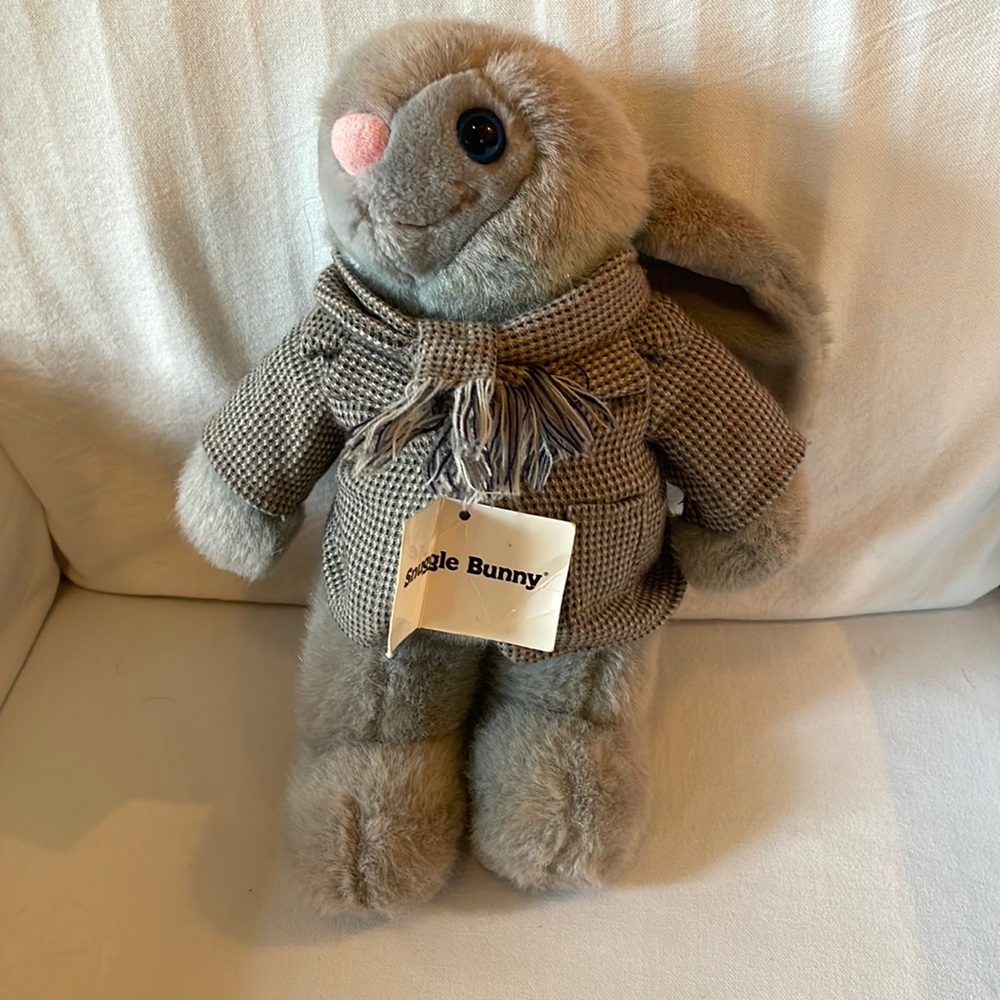North American Bear Co., Inc. “Snuggle Bunny” in Tweed Jacket and Scarf